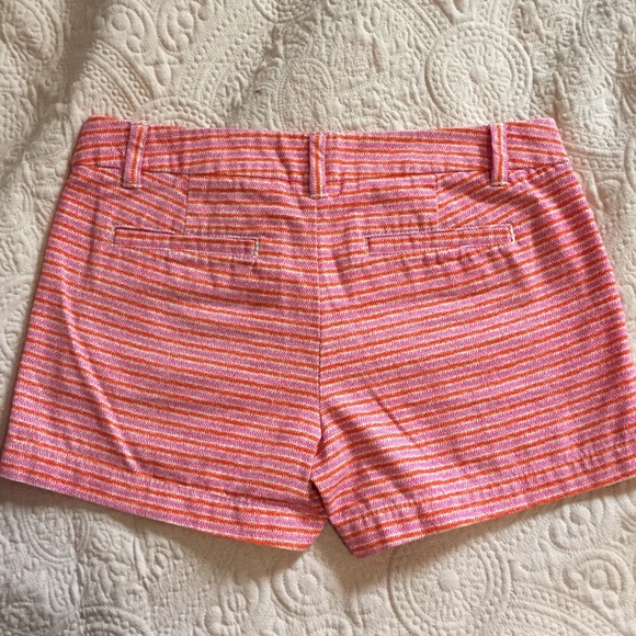 Merona Pink, White, & Orange Arrow Striped Shorts - Picture 3 of 5